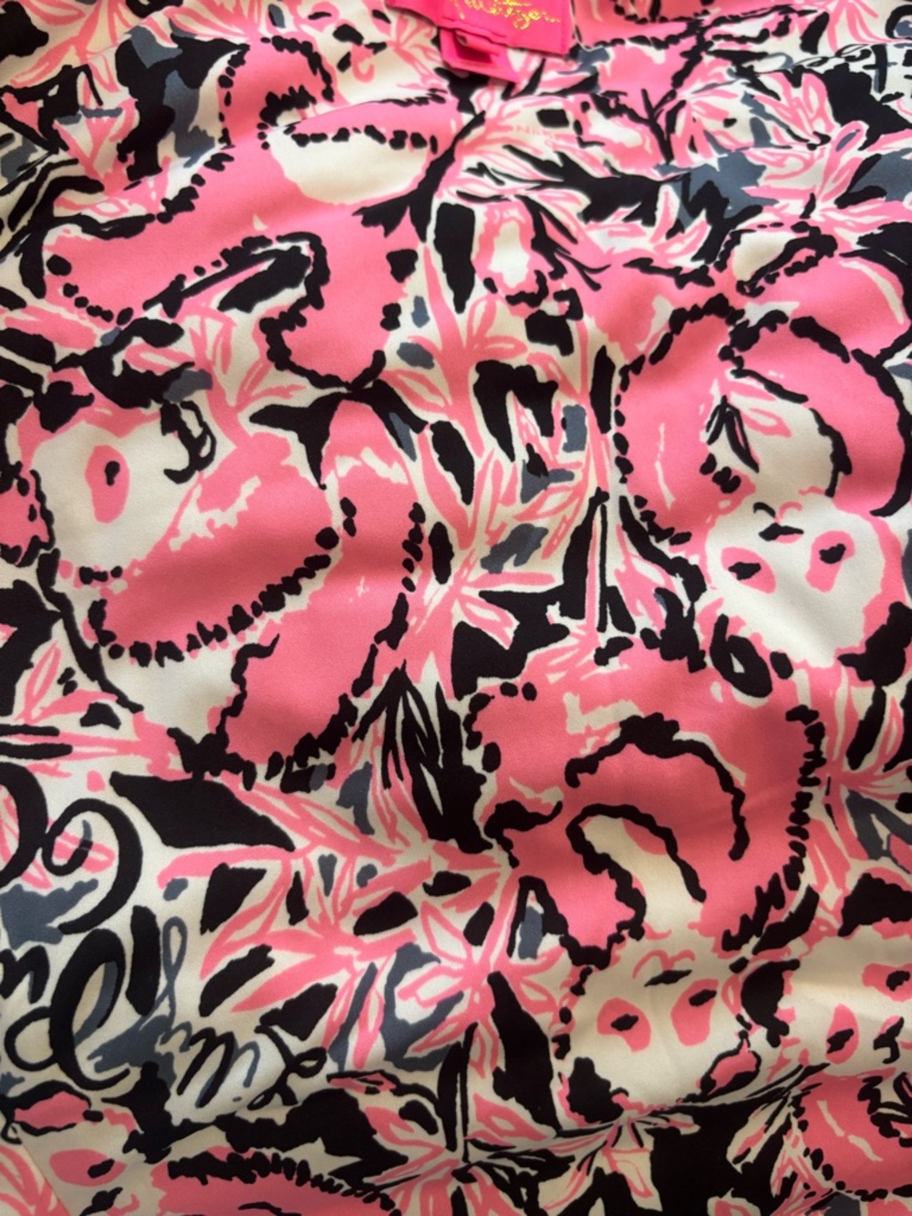 Lilly Pulitzer Elyn Puffer Vest Hangin With My Boo Print Size M Limited Edition - Picture 11 of 11